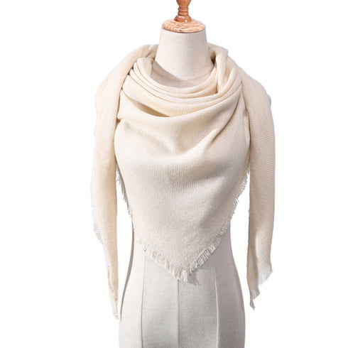 esign Women Triangles Scarf Long Scarves Shawl Autumn Winter - ROUTINE FASHION